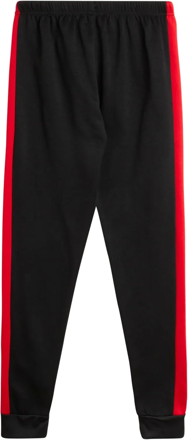 Pro Athlete Boys' Sweatsuit Set - 4 Piece Active Fleece Hoodie Sweatshirt and Jogger Sweatpants Tracksuit Set for Boys (8-16)