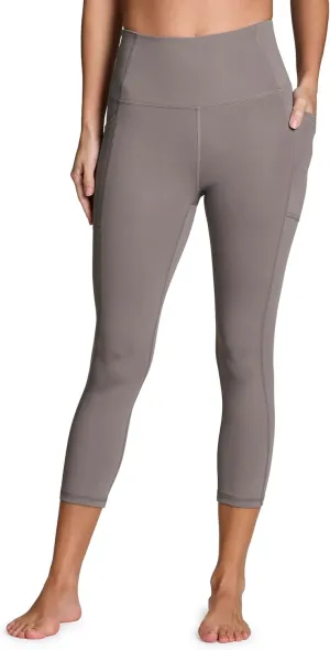 RBX Active Squat Proof Capri Leggings for Women, Ultra Hold High Impact Cropped Workout Yoga Tights with Pockets
