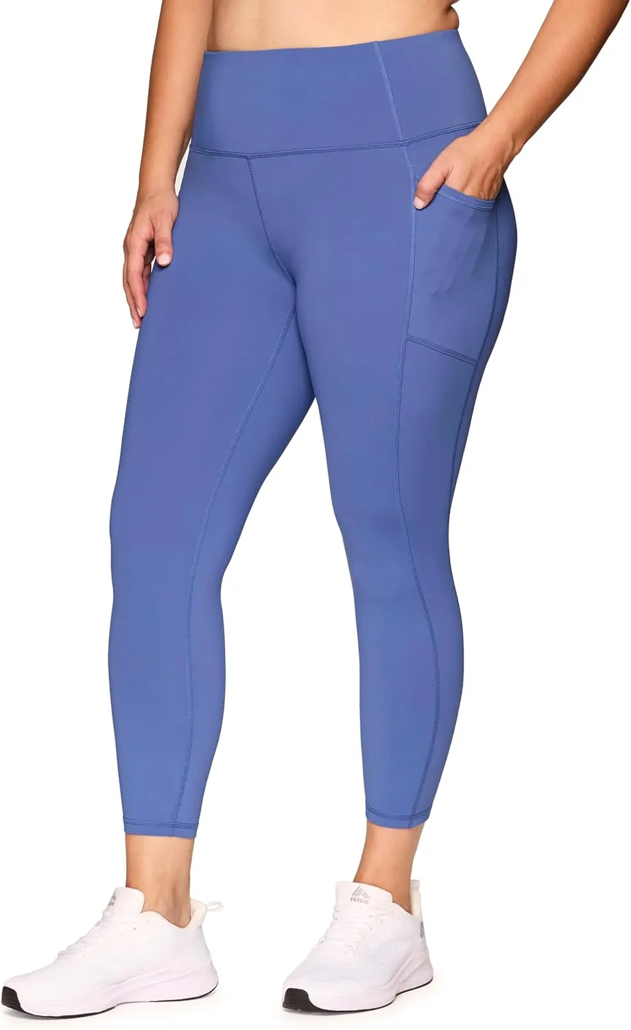 RBX Active Women's Plus Size Stretch Ankle/Full Length Workout Running Gym Yoga Leggings