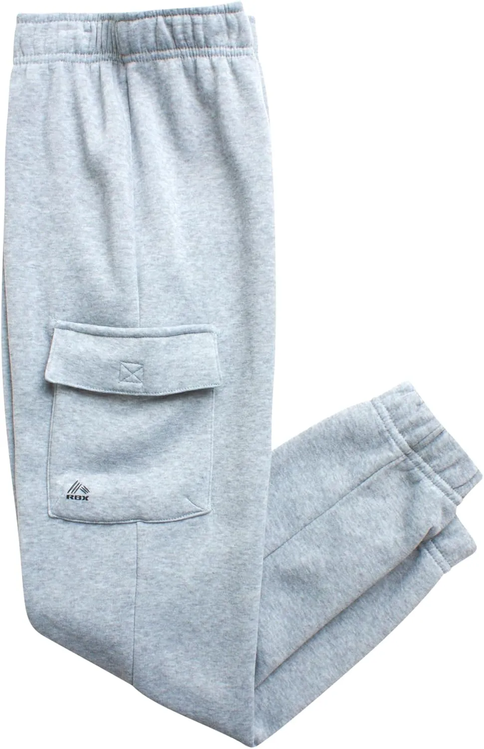 RBX Boys' Active Jogger Set - 2 Piece Hooded Short Sleeve T-Shirt and Fleece Joggers (Size: 4-12)