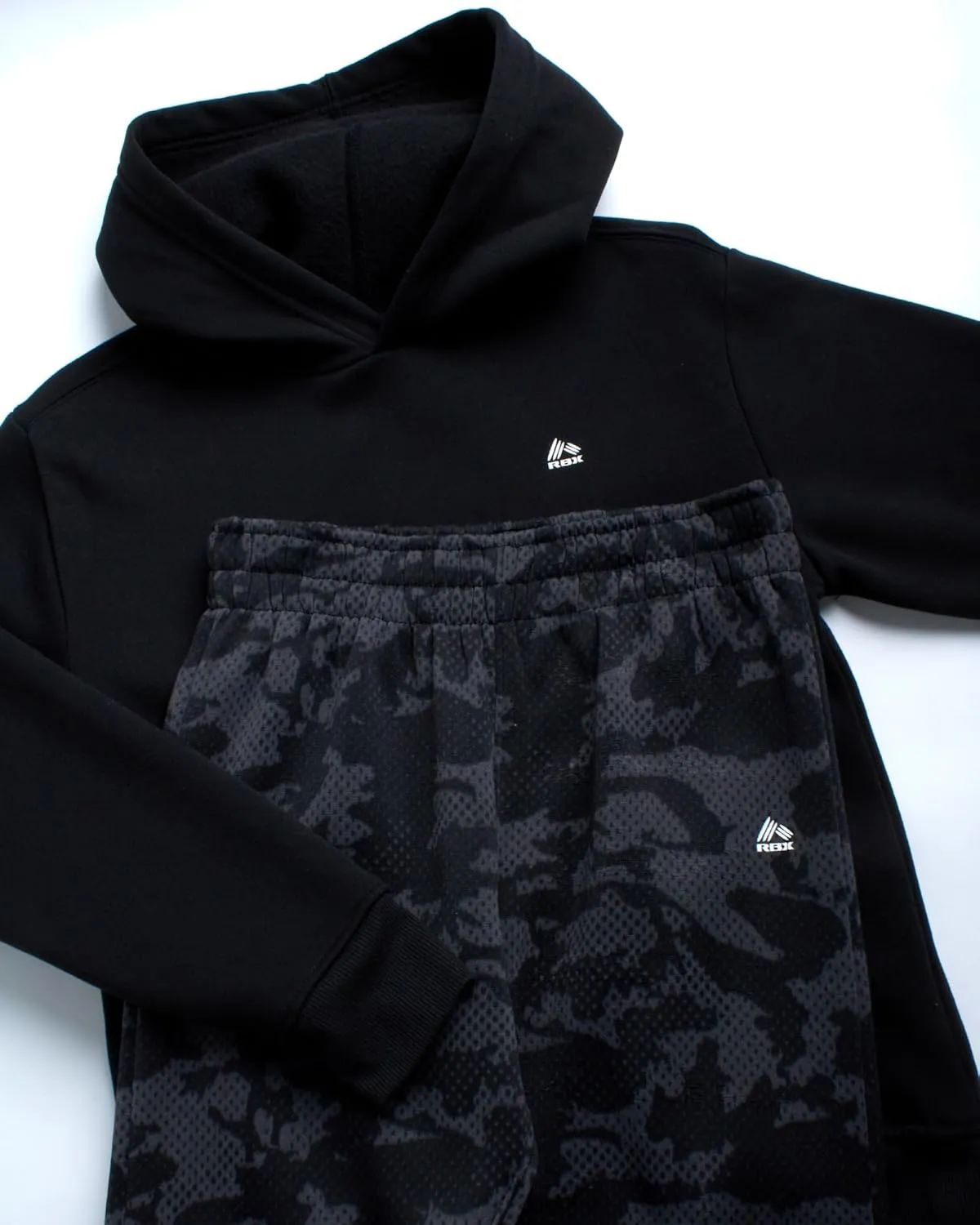 RBX Boys' Active Sweatsuit Set - 2 Piece Fleece Hoodie Sweatshirt and Jogger Sweatpants (8-12)