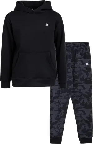 RBX Boys' Active Sweatsuit Set - 2 Piece Fleece Hoodie Sweatshirt and Jogger Sweatpants (8-12)