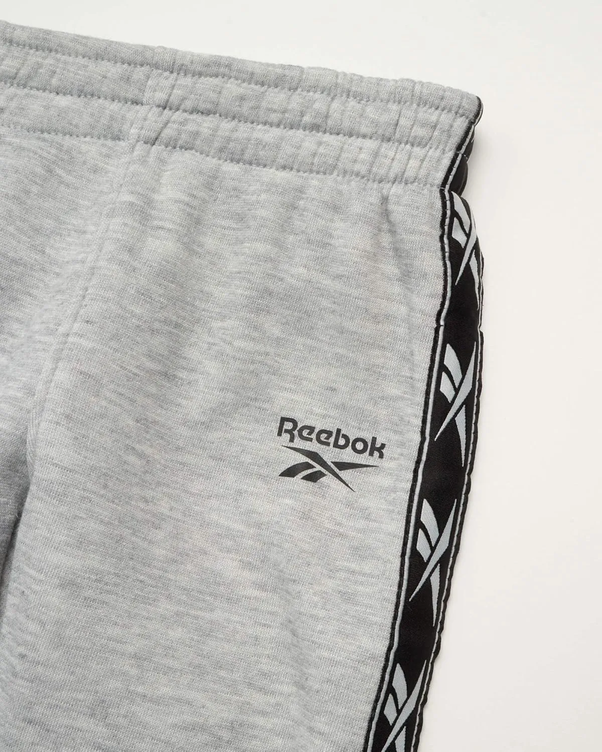 Reebok Baby Toddler Boys' Sweatsuit Set - 2 Piece Full Zip Up Fleece Hoodie Jogger Pants Set Playwear Lounge Wear (12M-7)