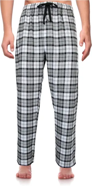 RK Classical Sleepwear Mens 100% Cotton Flannel Pajama Pants,