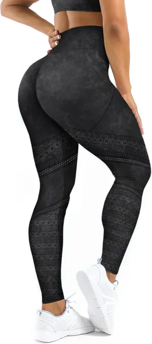 Seamless Workout Leggings for Women High Waisted Scrunch Yoga Gym Exercise Running Fitness Active