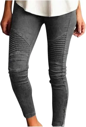SMIDOW High Waisted Leggings for Women Plus Size Seamless Scrunch Butt Gym Yoga Pants Stretch Pull-on Jeggings Activewear