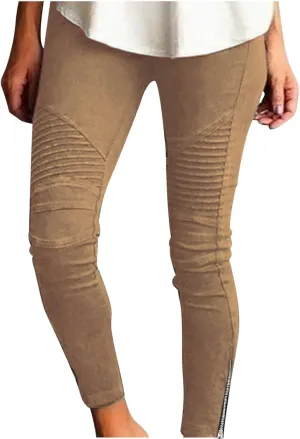 SMIDOW High Waisted Leggings for Women Plus Size Seamless Scrunch Butt Gym Yoga Pants Stretch Pull-on Jeggings Activewear