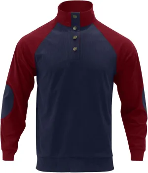 Solid Hoodie Pullover Sweater Men'S Fashion Spring And Autumn Casual Short Sleeved Round Neck Solid Color Thin