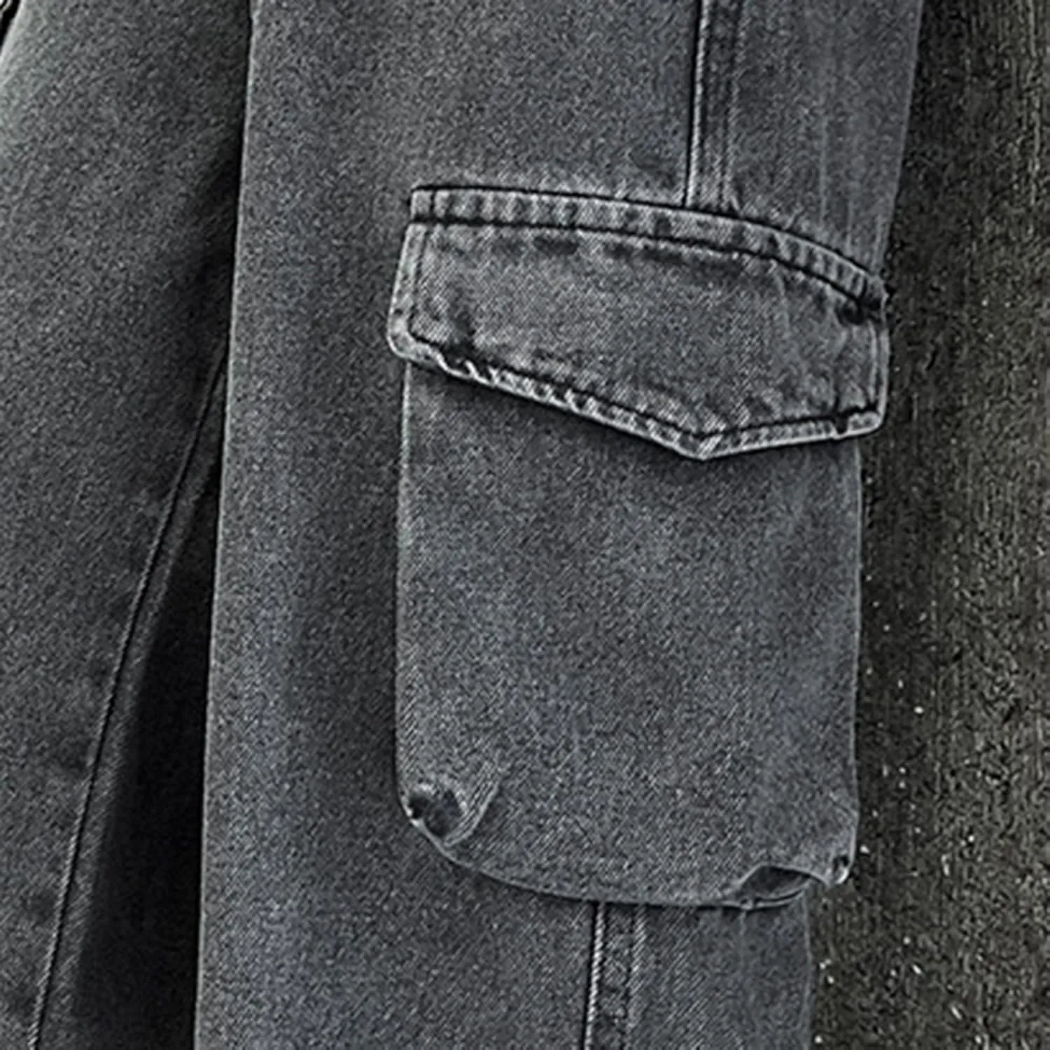 Teens Girls Streetwear Jeans Wide Leg Pants Baggy Jeans Elastic High Waist Denim Cargo Pants Y2K Clothes Casual Overalls