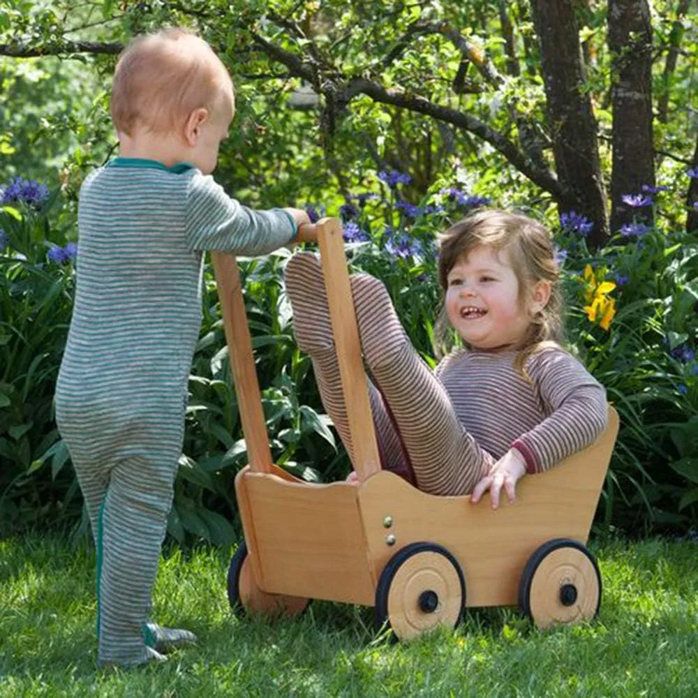 Thermal Footed Romper: Organic Wool Silk Footie with Long Sleeves for Baby Boys or Girls