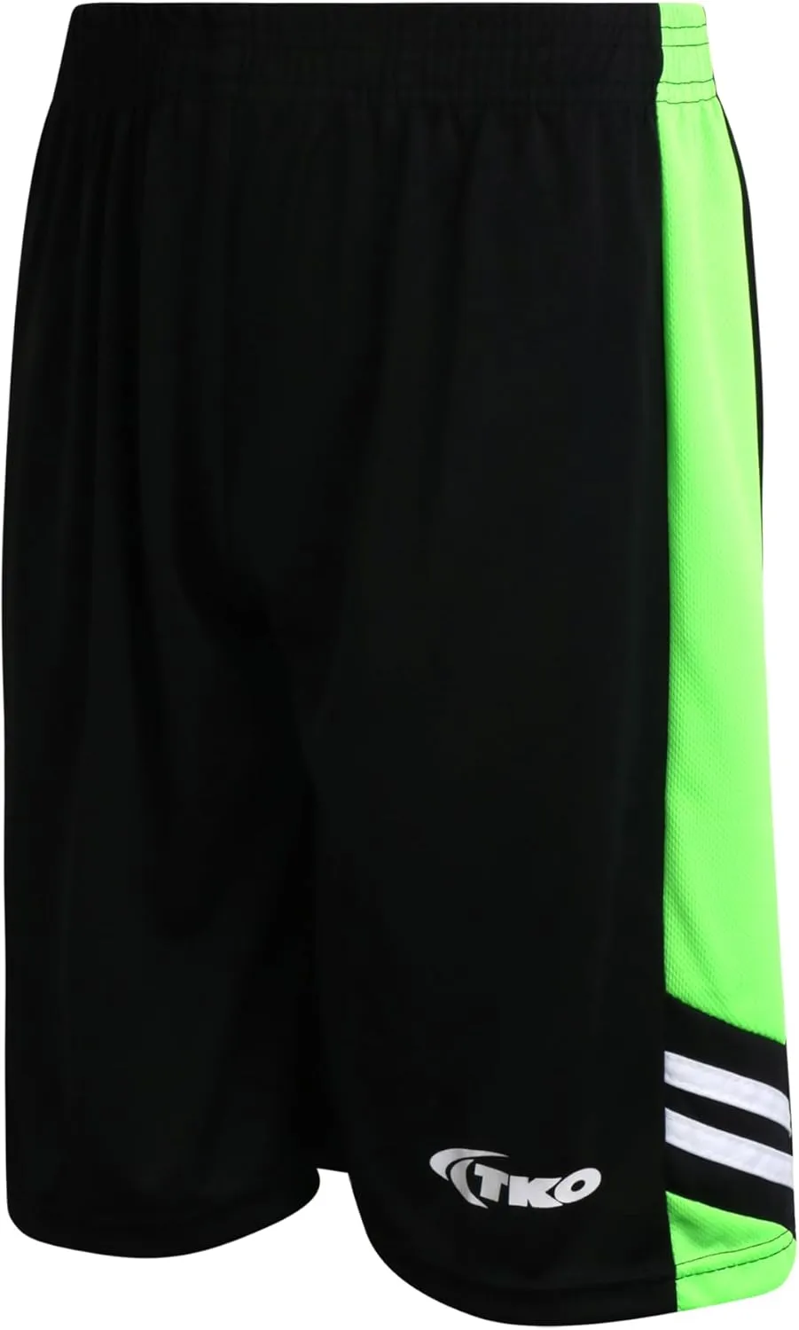 TKO Boys' 6-Pack Active Performance Mesh Basketball Shorts - Quick Dry Boys Athletic Shorts (8-16)