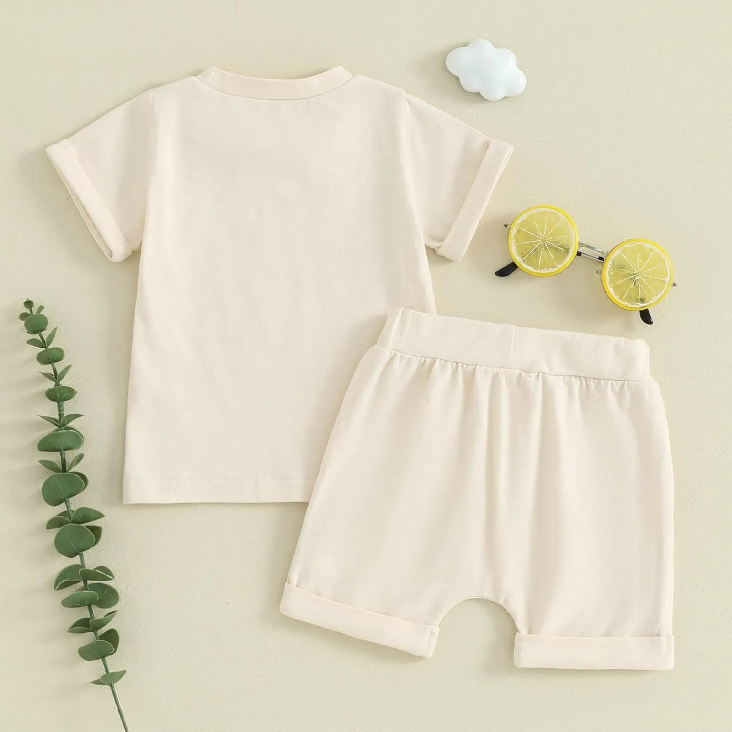 Toddler Baby Boy Summer Clothes Infant Boy T Shirt Shorts Outfits Contrast Color Cute Newborn Baby Boy Clothes