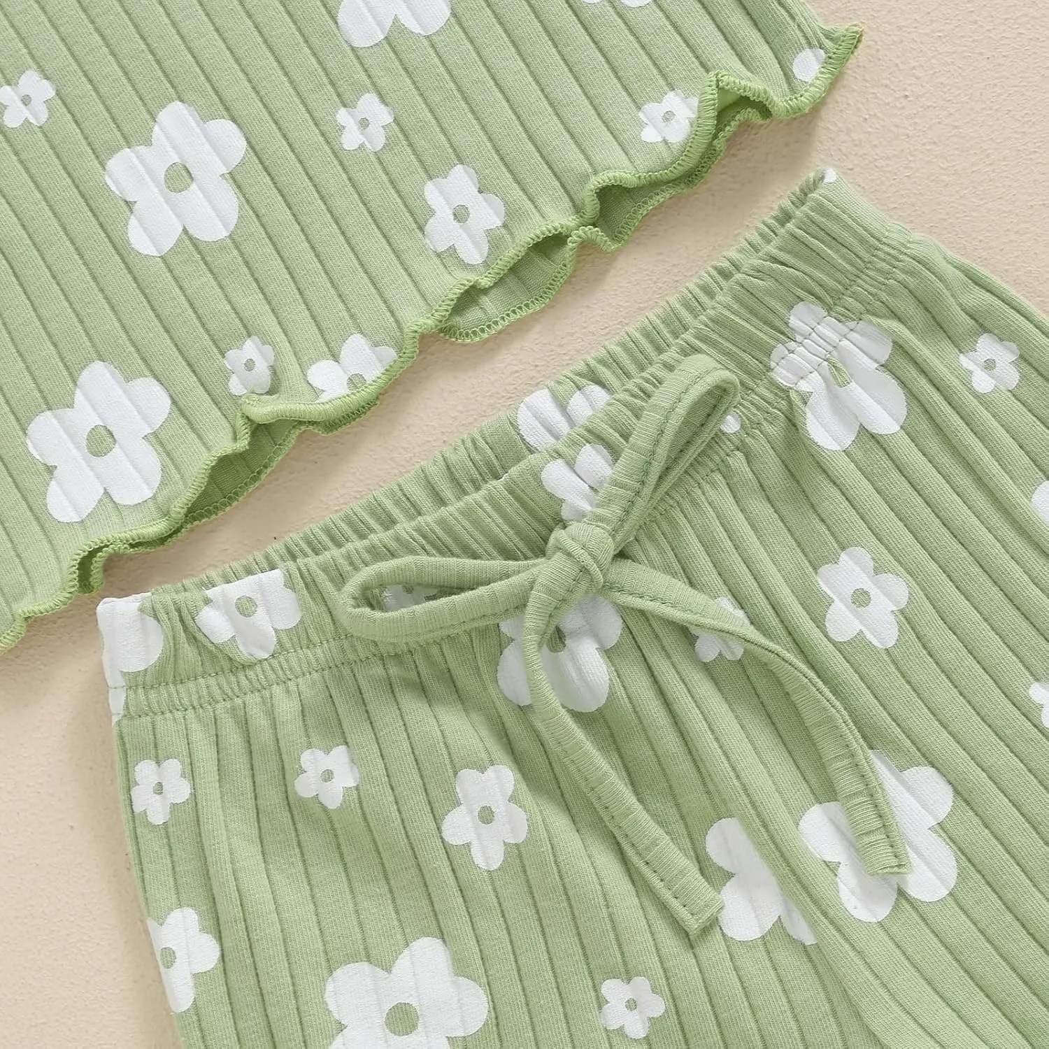 Toddler Baby Girl Summer Clothes Flower Print Tank Tops Shorts Outfit 12 18 24 Months 2T 3T 4T 5T Little Girl Clothes