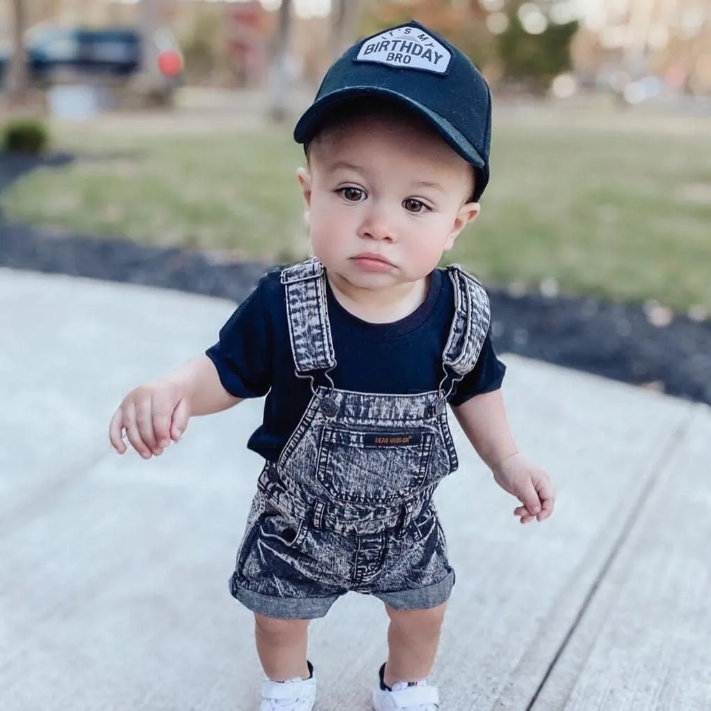 Toddler Baseball Hat - Infant Trucker Hats - Boy Outfit - Newborn Sun Hat - Baby Youth Snap Back Trucker Mesh Brim Gorros