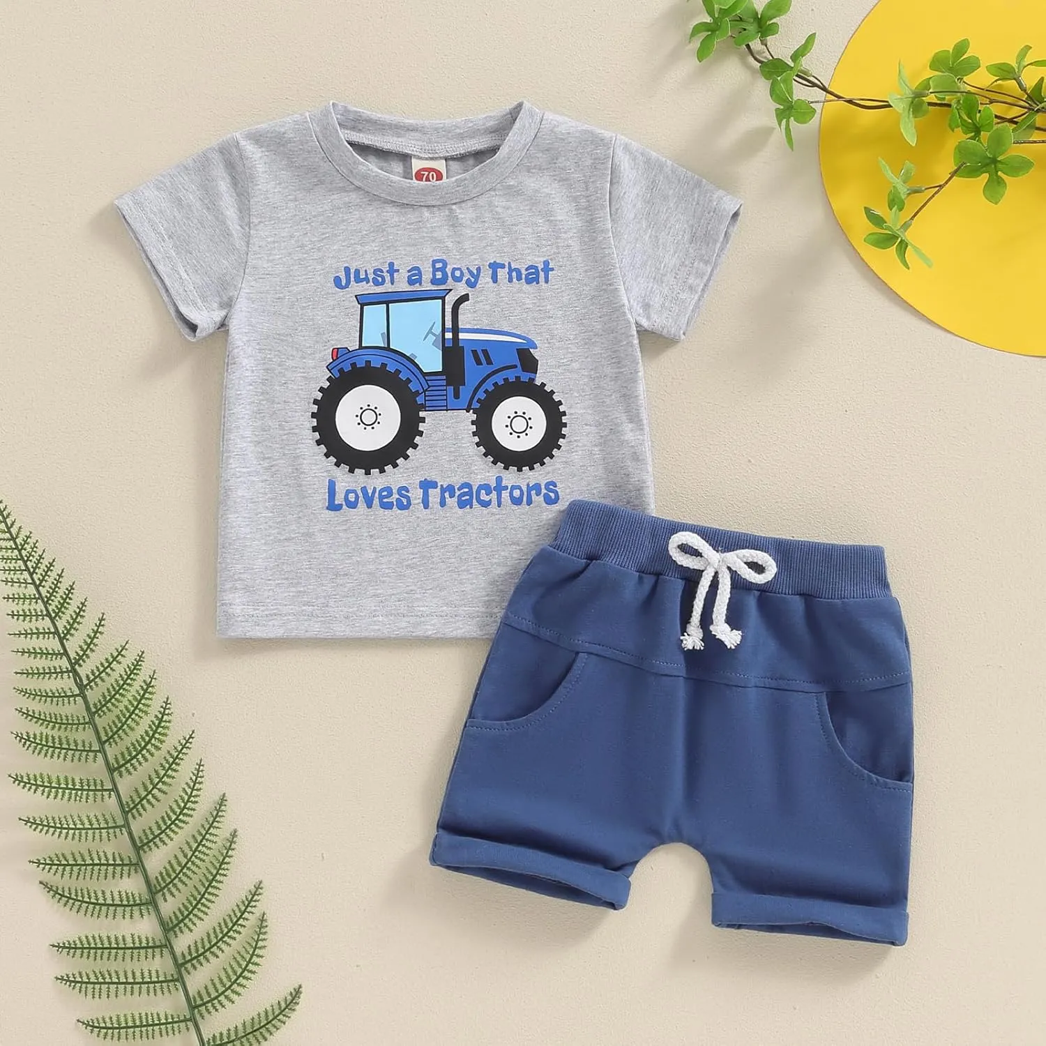 Toddler Boy Clothes Baby Boy Outfits Summer Short Sleeve T Shirts Athletic Shorts Newborn Boys' Clothing Sets