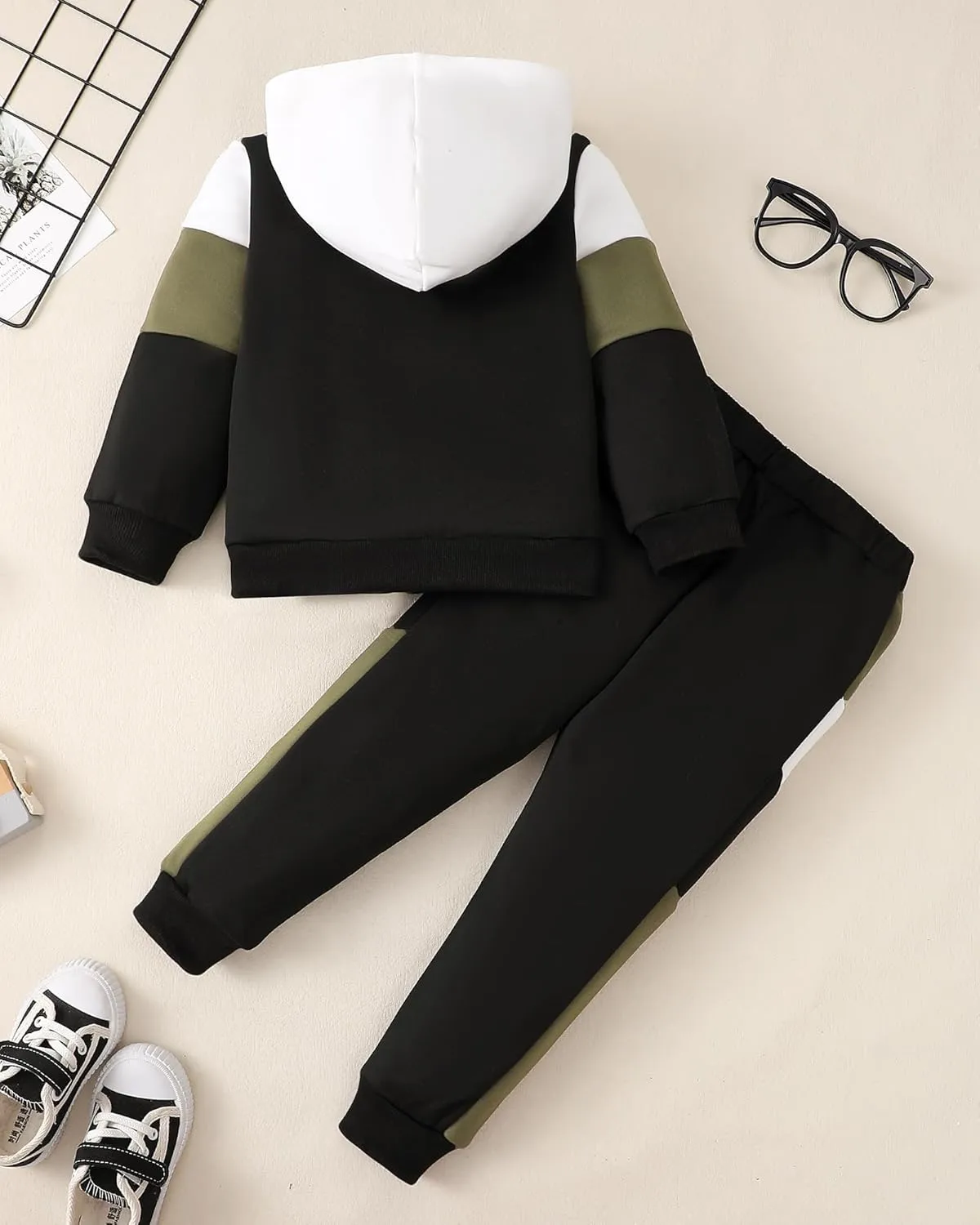 Toddler Boy Clothes Fall Winter Outfits Boy's Tracksuits Hoodie Sweatshirt Tops Sweatpants Zipper Coat Jacket