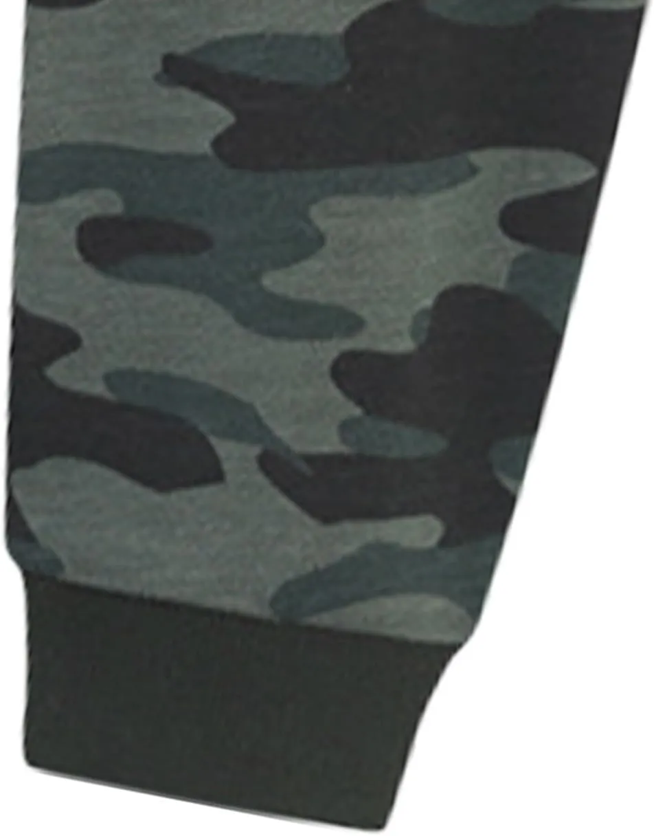 Toddler Boys Cotton Camouflage Sweatpants Kids Sports Athletic Jogger Pants Elastic Waist with Pockets