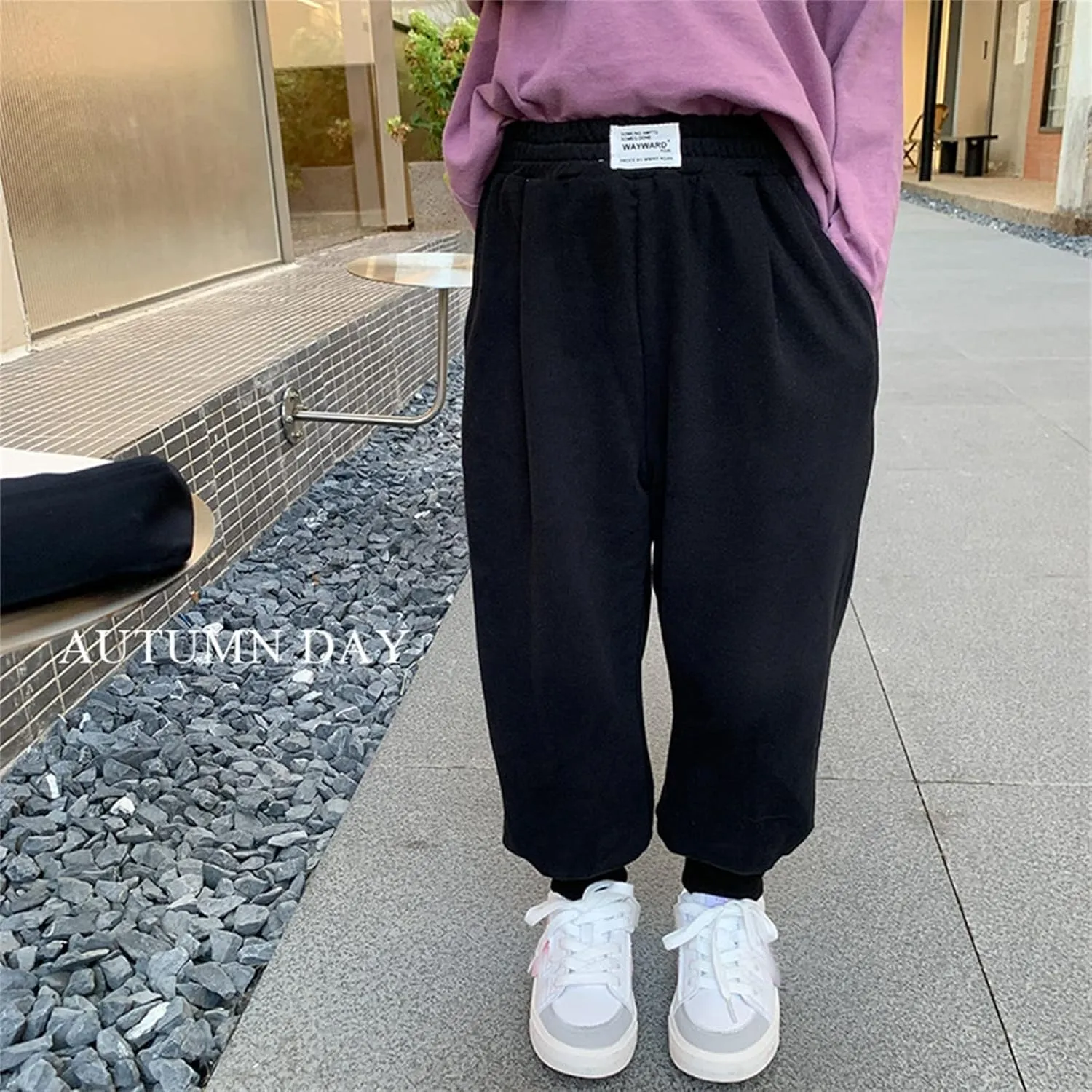 Toddler Boys Girls Fleece Pants Baby Pull-On Pants Winter Warm Sherp𝐚 Lined Sweatpants Jogger Kids Harem Pants
