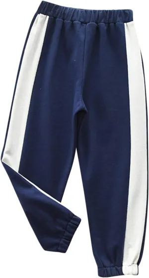 Toddler Boys Girl's Sweatpants Elastic Waist Long Sports Jogger Pants Athletic Pants Kids Street Hip Hop Pants