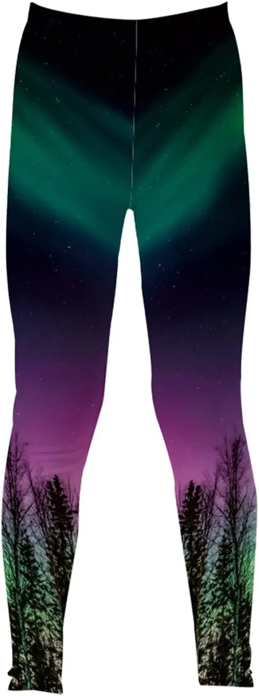 Toddler Girls Printed 3Ds Ptints Leggings Yoga Pants Cute Slim Fitted Stretch Pants Toddler Girls Baby