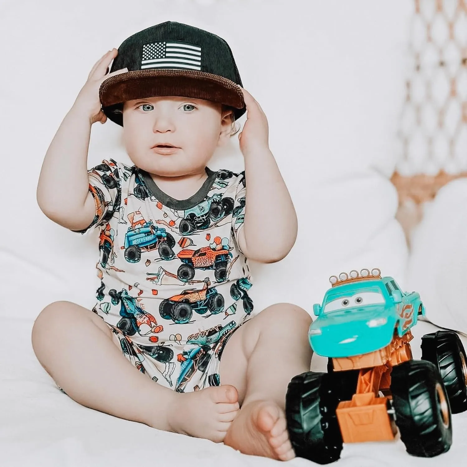 Toddler Hat - USA Hat - Patriotic Old Glory Best Bills with Stars Gorras Lids Branded USA Classis Baseball Trucker Flag Cap