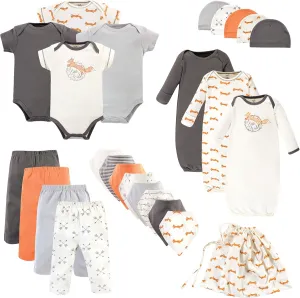 Touched by Nature Unisex Baby Organic Cotton Layette Set and Giftset