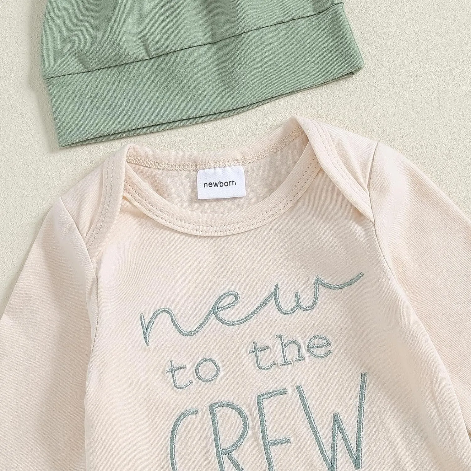Twopumpkin Newborn Baby Boy Girl Clothes Outfits Short Sleeve Romper Bodysuit Cotton Pants and Hat Coming Home Outfit