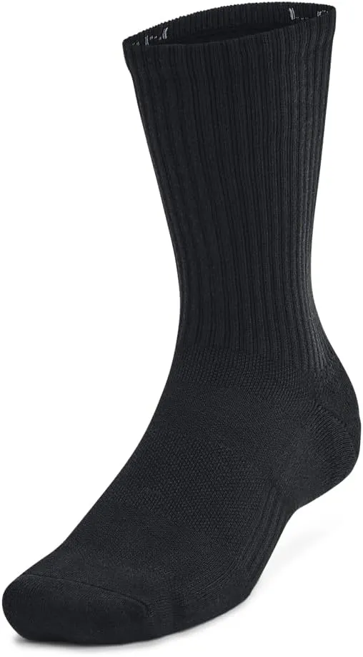Under Armour Unisex Adult Training Cotton Crew Socks (3 Pairs)