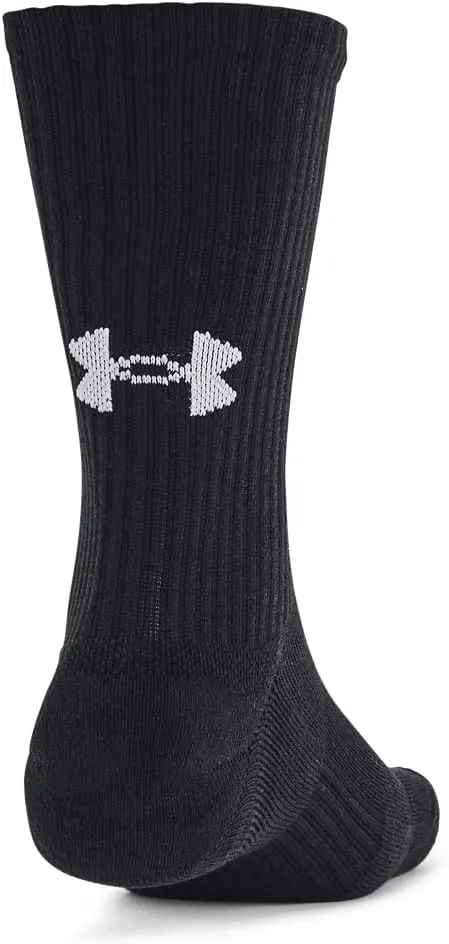 Under Armour Unisex Adult Training Cotton Crew Socks (3 Pairs)