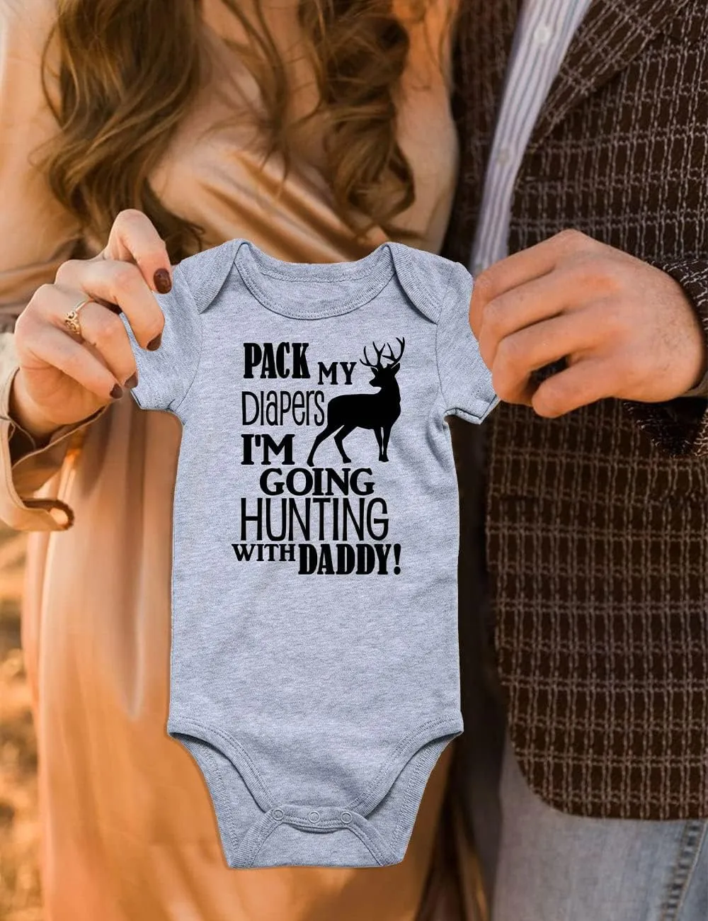 UNIFACO Unisex Baby Funny Saying Outfit Short and Long Sleeve Bodysuits Romper 0-18M