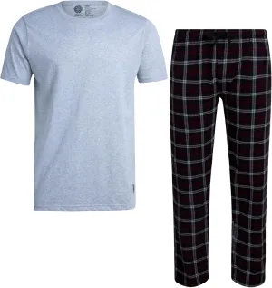 Vince Camuto Men's Pajama Set - 2 Piece Short Sleeve T-Shirt and Fleece Lounge Pants Pajamas for Men (S-XL)