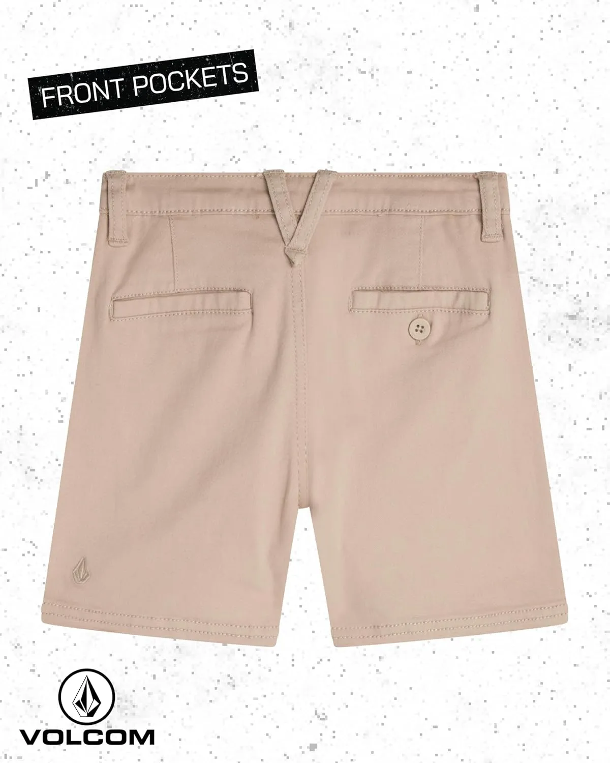 Volcom Toddler Boy Shorts Set - 2 Piece Short Sleeve Button Down Dress Shirts and Twill Shorts - Toddler Boys Summer Outfits