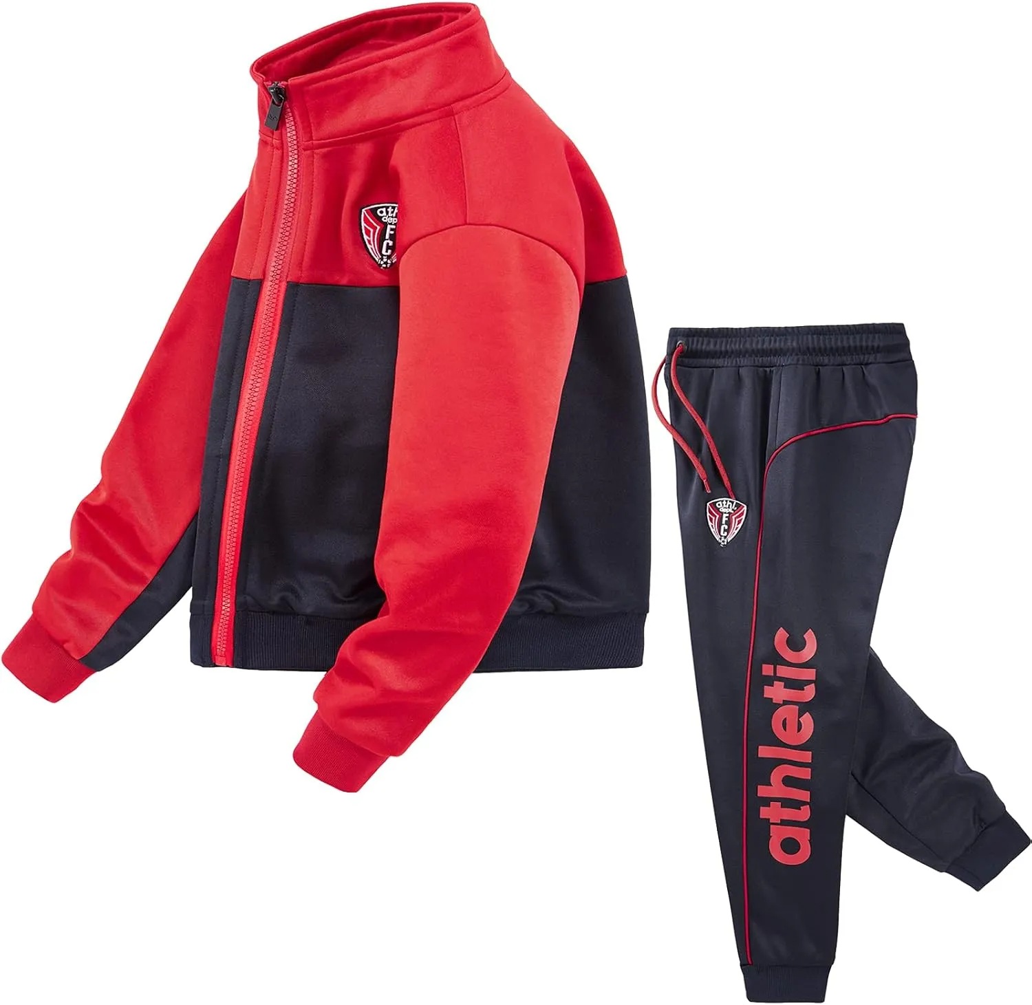 W JIANWANG Boys' Activewear Kids Clothing Sets Full Zip Fleece Brush Tracksuits Active Jackets and Pants 2 Piece 2-8 Years…
