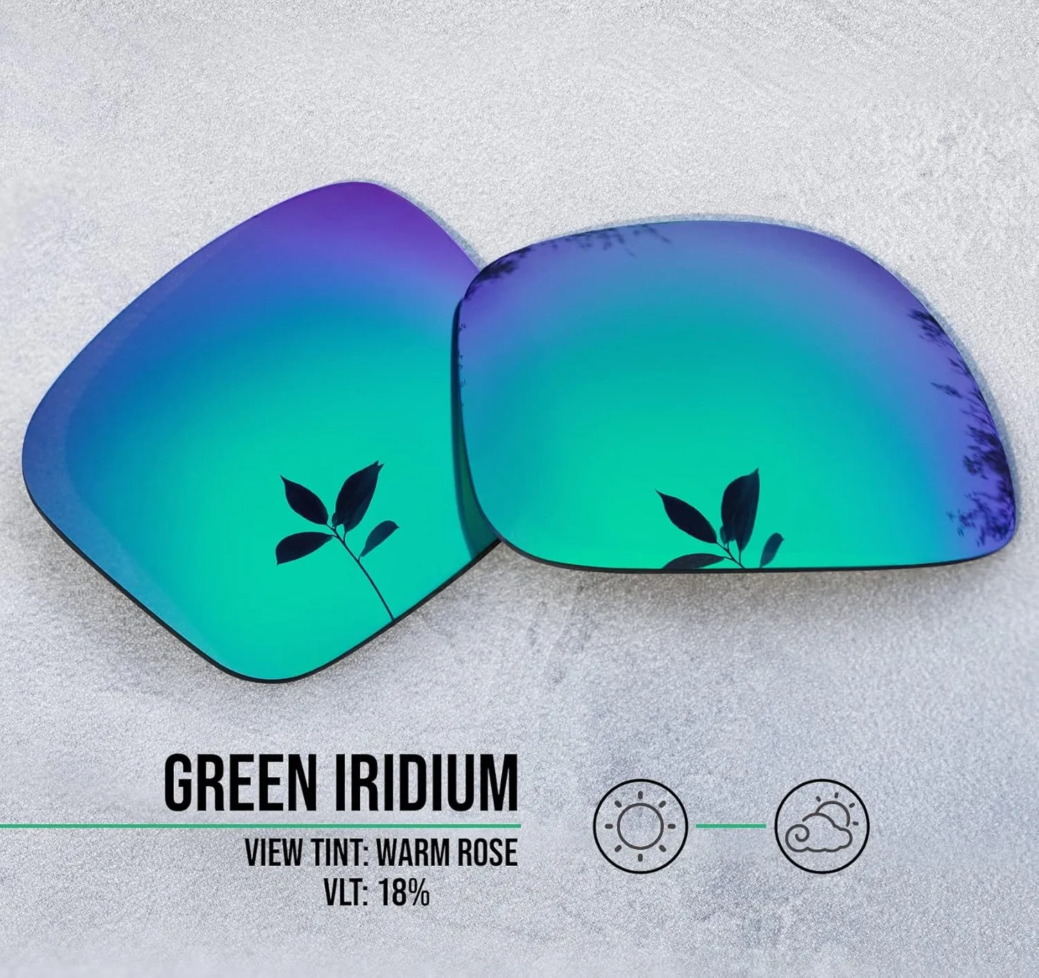 Well-aimed Replacement Lenses Compatible with Maui Jim Bamboo Forest MJ415 Sunglasses - More Options