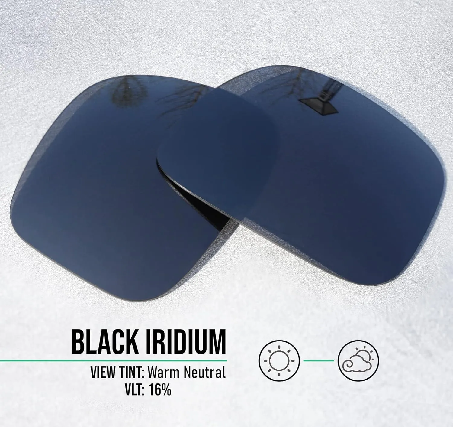 Well-aimed Replacement Lenses Compatible with Oakley Sutro OO9406 Sunglasses - More Options