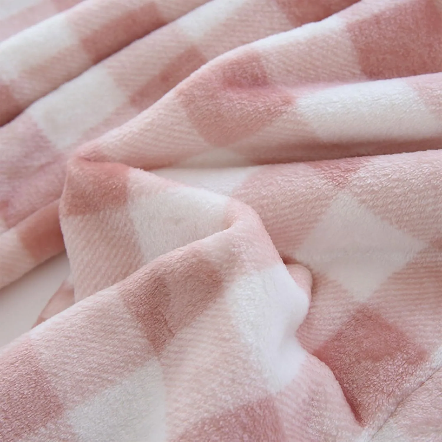 Winter Pajama Pants for Women Plaid Fuzzy Fleece Pj Pants Straight Leg High Elastic Waist Lounge Pants with Pockets