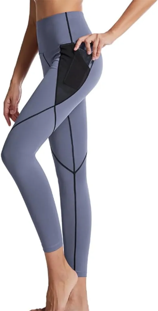 Women High Waist Anti Cellulite Push Up Scrunch Butt Lift Booty Compression Tights Leggings Yoga Pants
