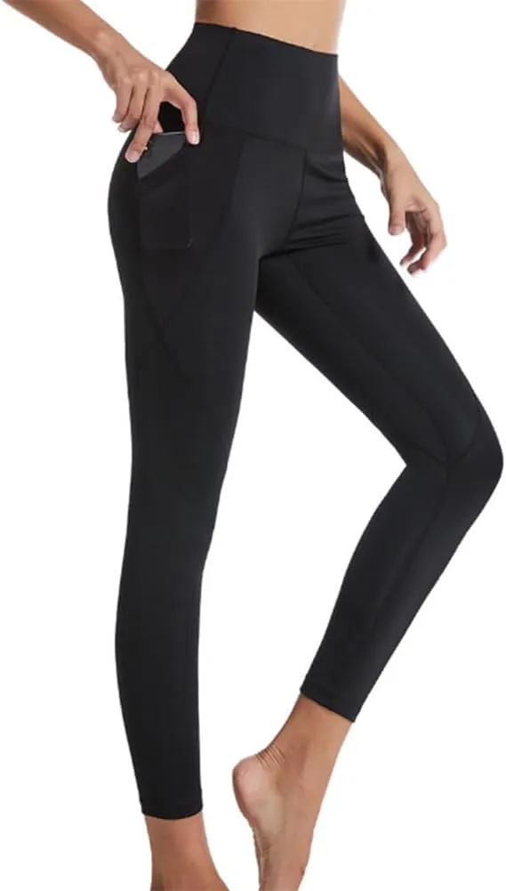 Women High Waist Anti Cellulite Push Up Scrunch Butt Lift Booty Compression Tights Leggings Yoga Pants