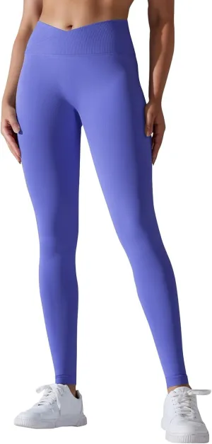 Women Scrunch Butt Lifting Seamless Yoga Leggings High Waist Pants Tummy Control Runched Booty Compression Tight