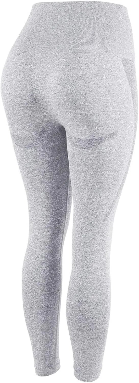 Women Seamless Leggings Smile Contour High Waist Long Pants Lightweight Casual Skinny Pants