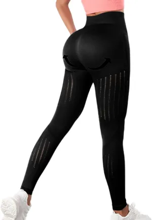 Women Seamless Leggings Smile Contour High Waist Pants for Running Yoga Workout Reg & Plus Size