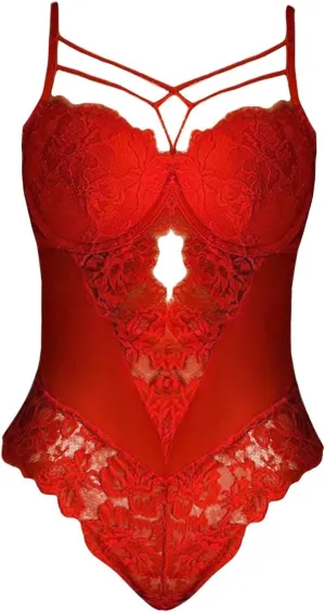 Women Sexy Lingerie Set Lace Babydoll Chemise Nighty Fringe Wireless Nightgowns V-Neck Nightwear