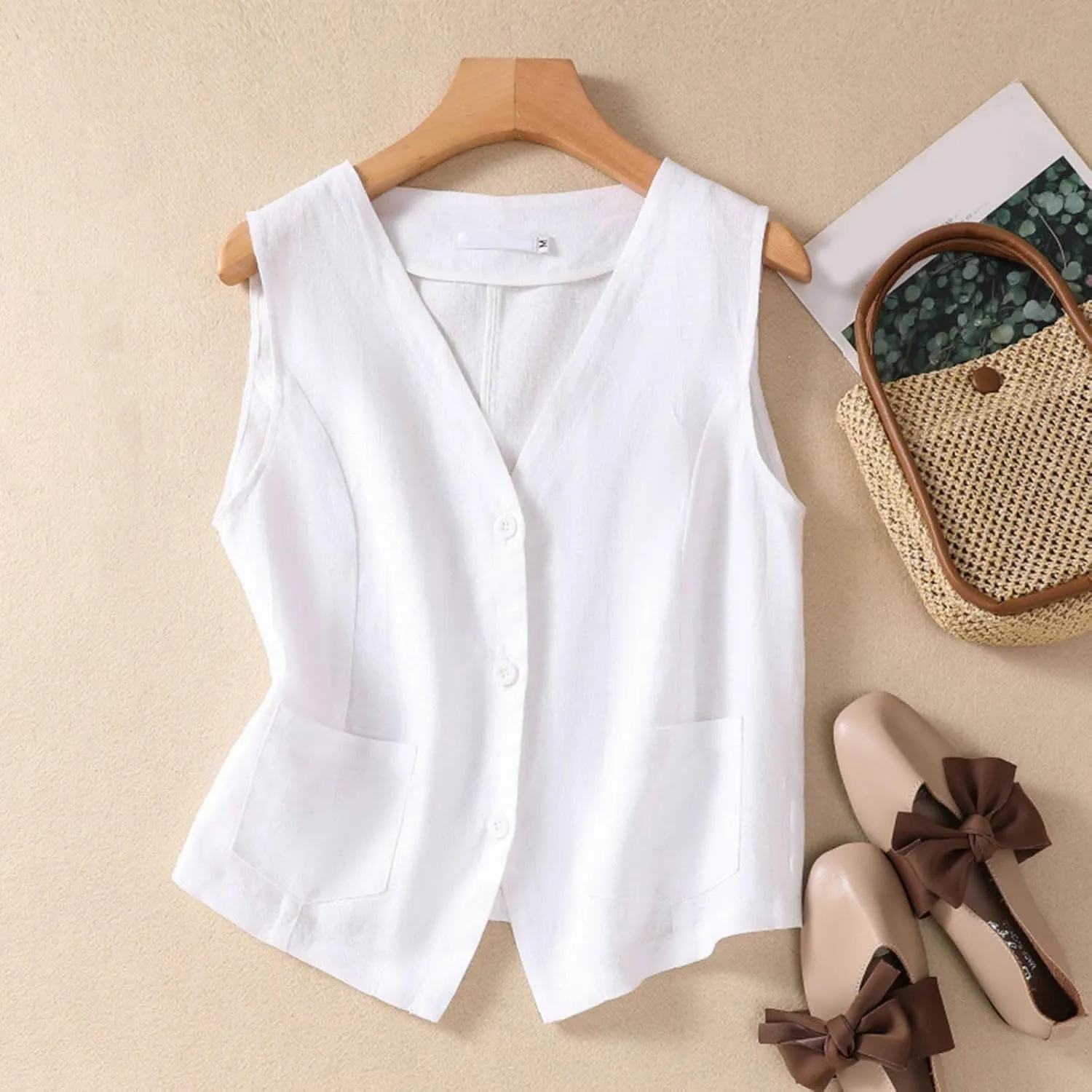 Womens Embroidery Shirts Solid Long Sleeve Cotton Linen Summer Casual Fashion Blouse Tops Loose T Shirt