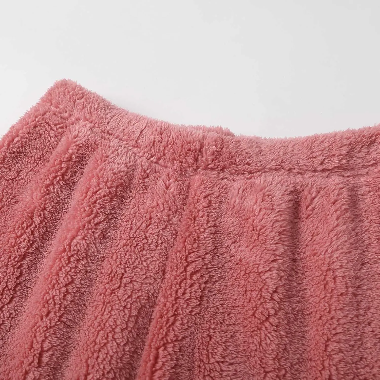 Womens Fluffy Plush Pajama Pants Winter Cozy Lounge Pants Warm Soft Fleece High Waisted PJ Bottoms Cozy Sleepwear