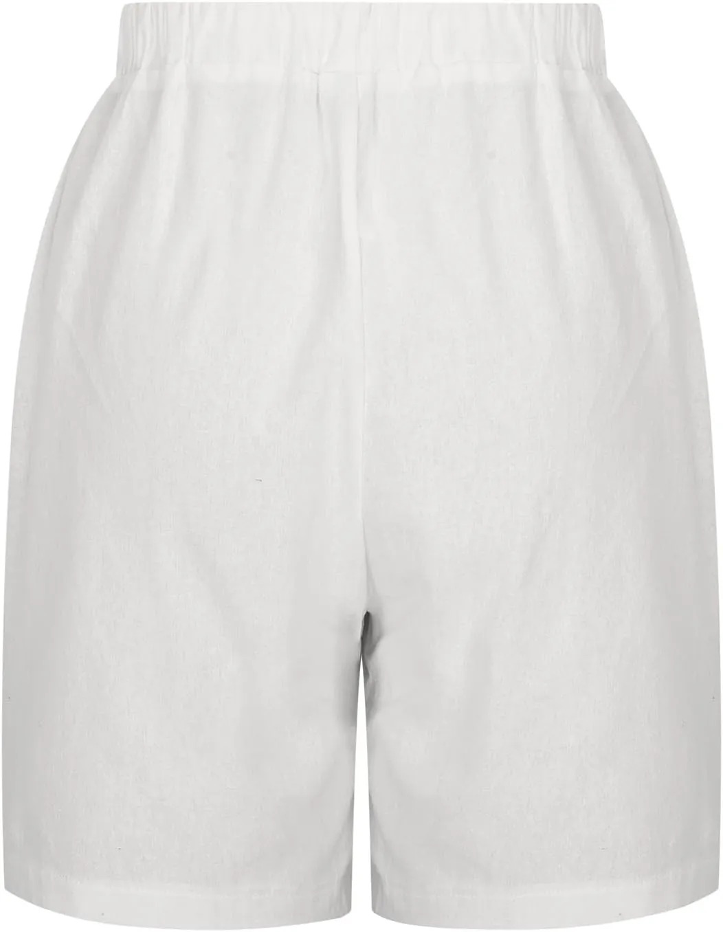 Womens Linen Wide Leg Shorts with Pocket Elastic Waist 2025 Summer Pants Plus Size Beach Casual Loose Fit Lounge