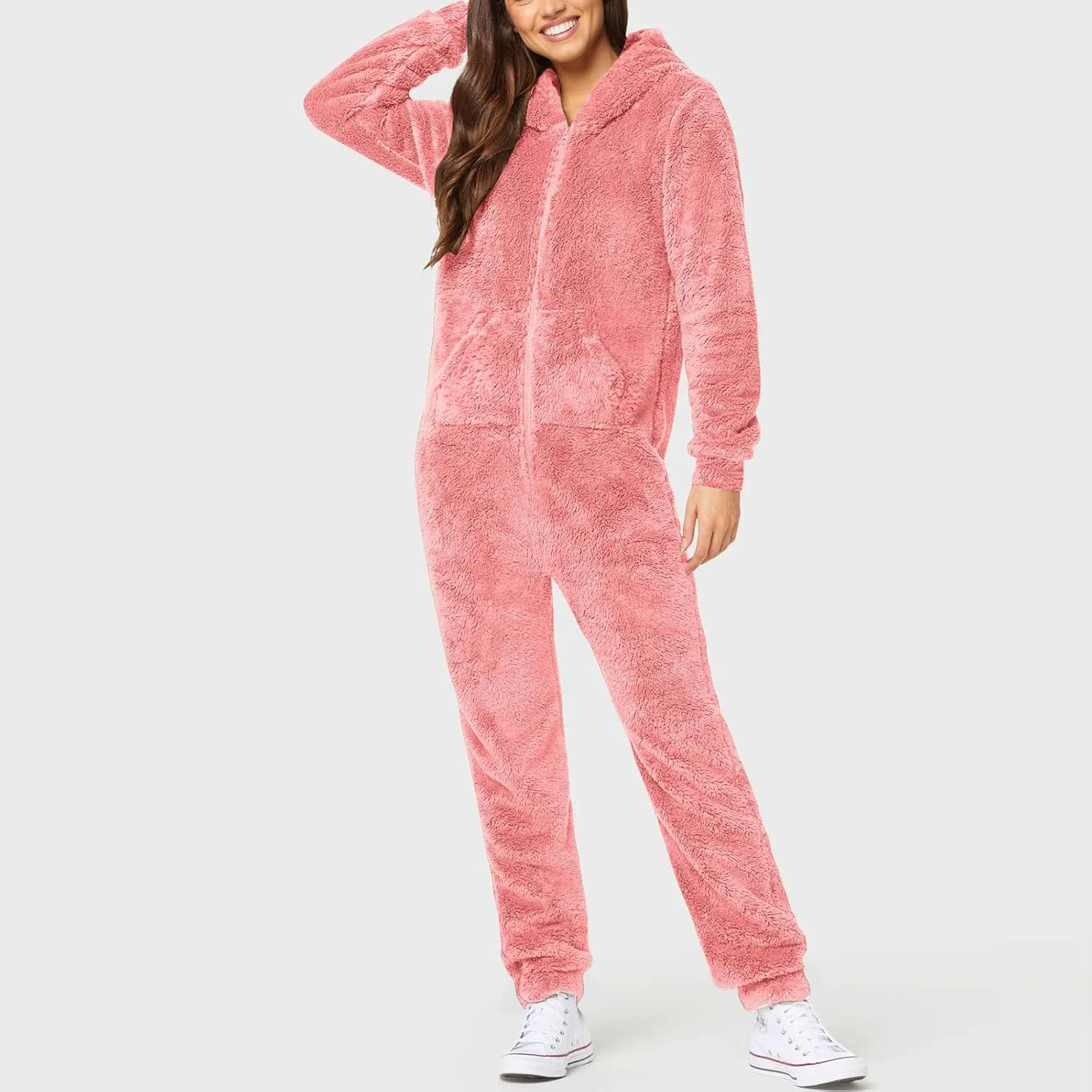 Womens Pajamas Set Sleepwear Button Up Sleepwear Soft Lightweight Comfy Long Pants Loungewear Two-Piece Sleepwear Pj