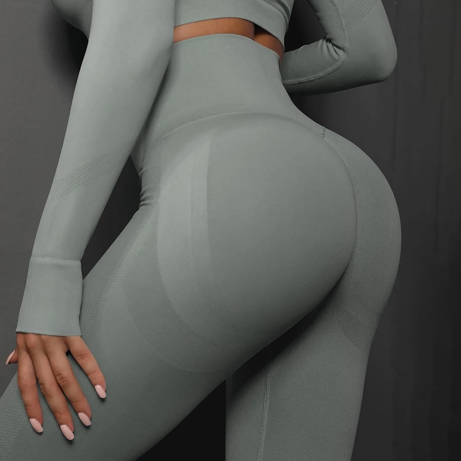 Women's Seamless Leggings Stretchy High Waist Slimming Booty Yoga Pants Workout Running Butt Lift Tights