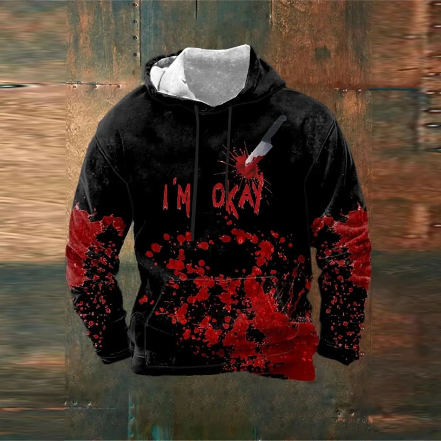 Zip Up Hoodie Winter Loose Plus Size Hooded Pullover Sweater Hoddies For Men Shirts For Men Plain Shirts For Men