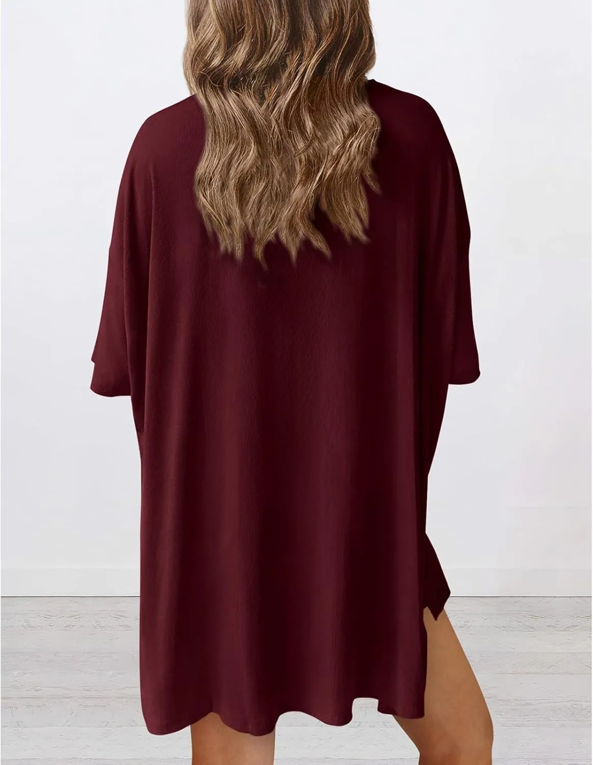 ZWRXW Womens Summer 2 Piece Sets Outfits Two Piece Lounge Set Casual Oversized Shirts Biker Short Matching Sets Comfy Pajamas